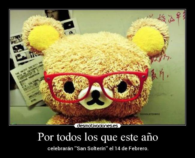 carteles san solterin desmotivaciones