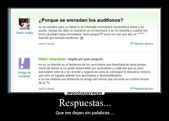 Respuestas... -