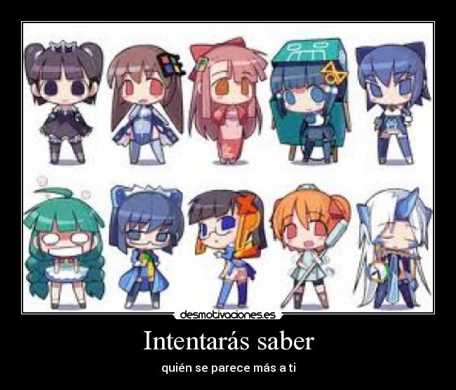 Intentarás saber -