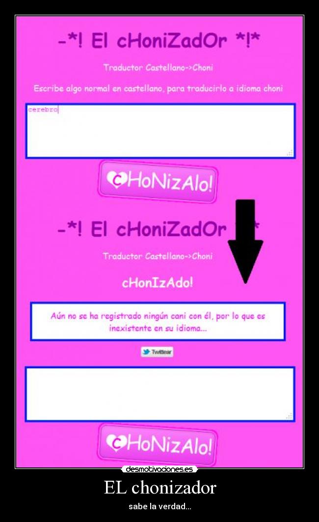 EL chonizador - 