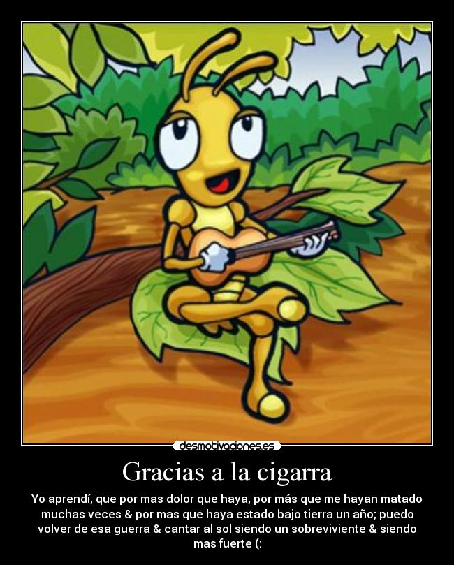 Gracias a la cigarra - 