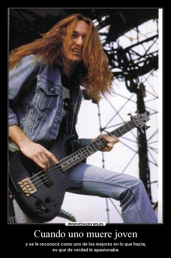 Cuando uno muere joven - 