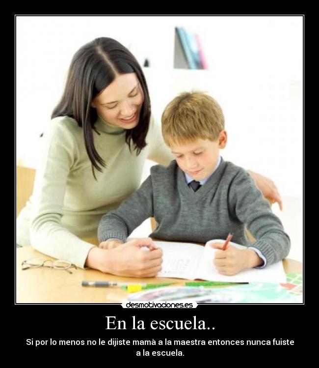 En la escuela.. - 