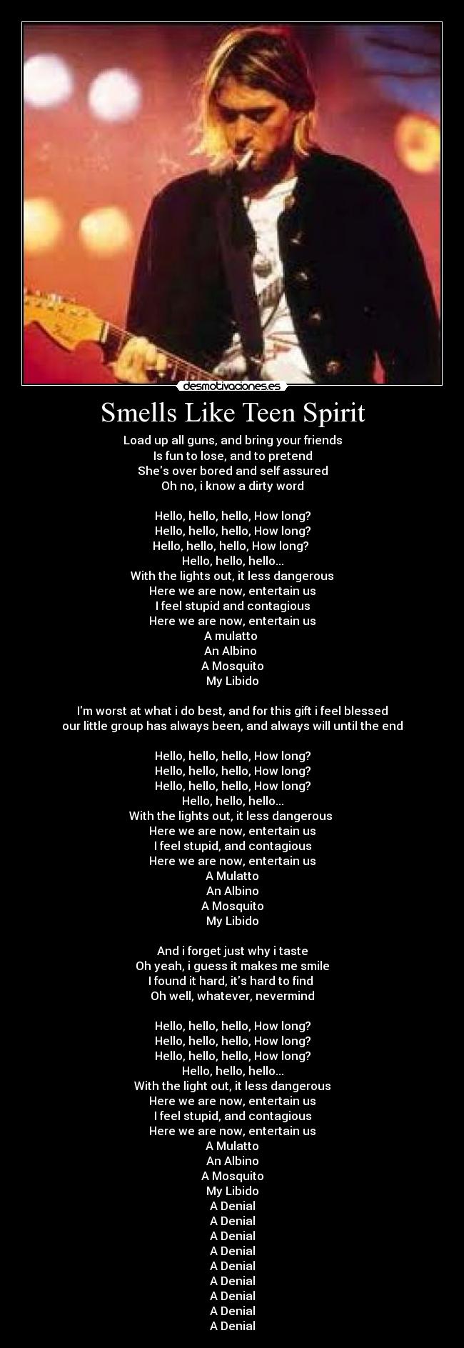 Smells Like Teen Spirit -