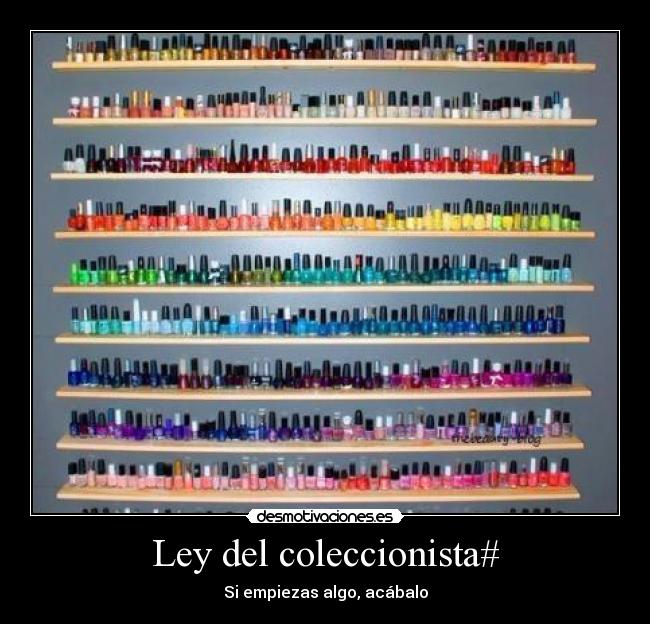 Ley del coleccionista# - 