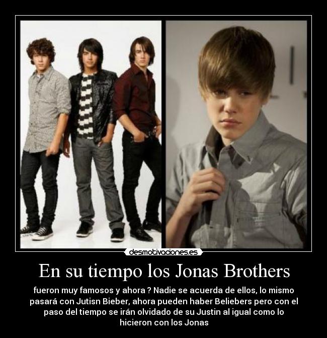 En su tiempo los Jonas Brothers - 