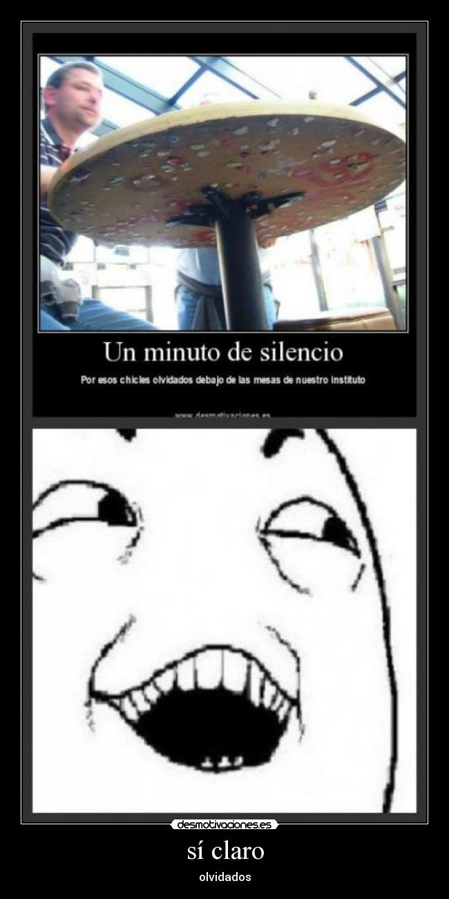 sí claro - olvidados