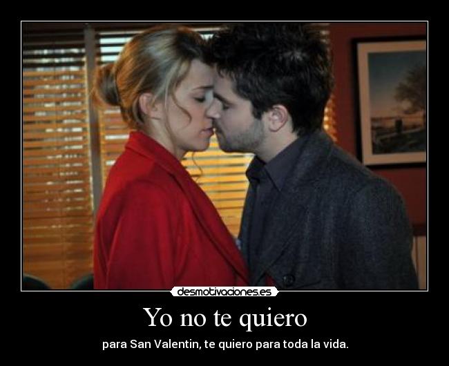 Yo no te quiero -