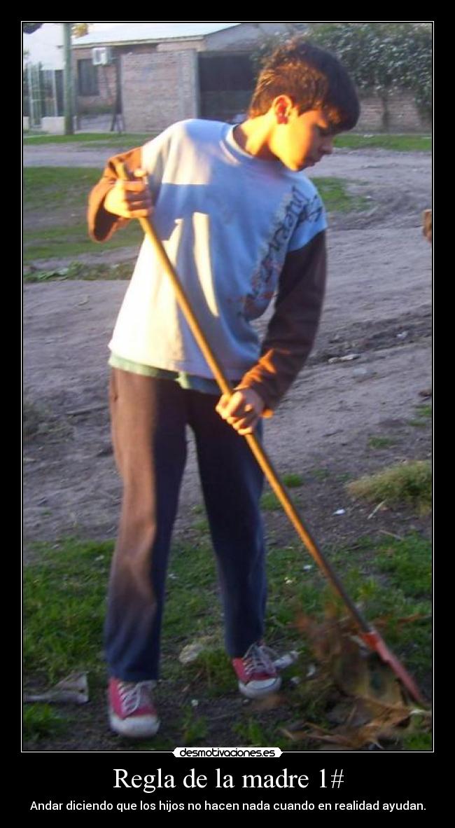 carteles madre regla madre desmotivaciones