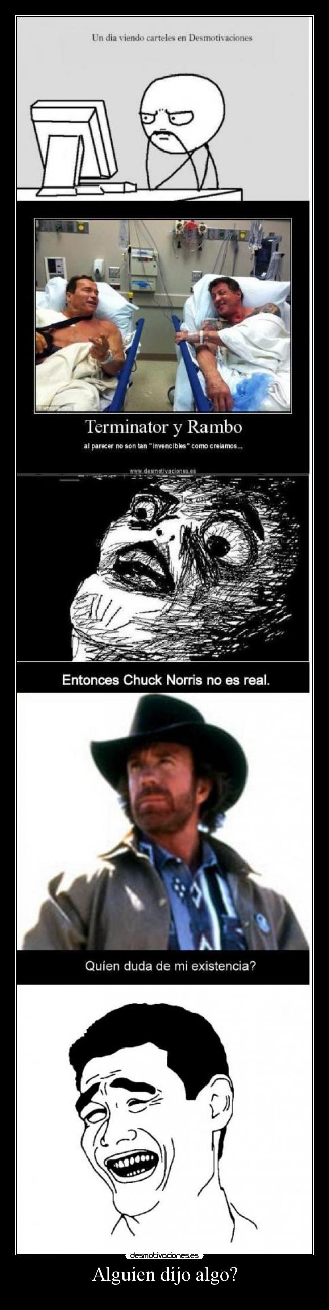 Alguien dijo algo? -