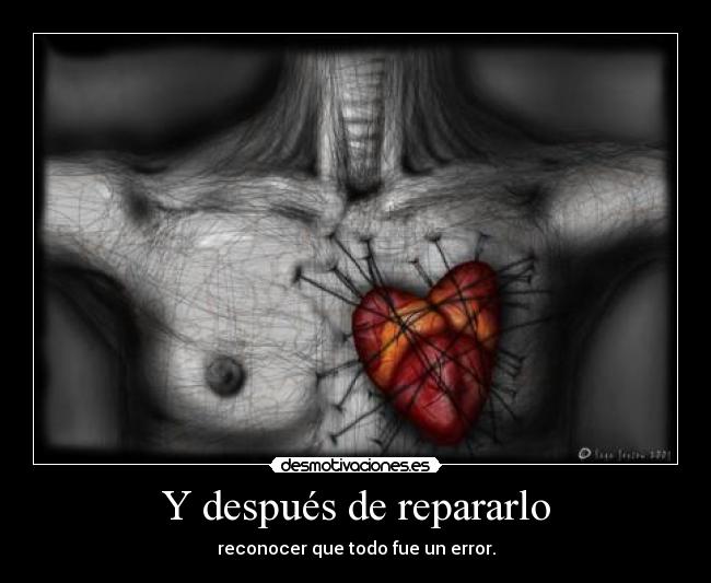 Y después de repararlo -