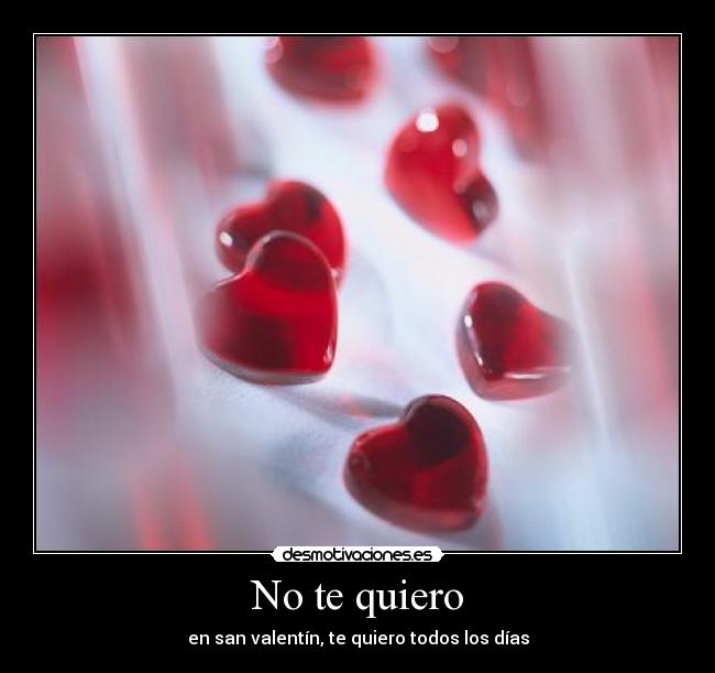 No te quiero -