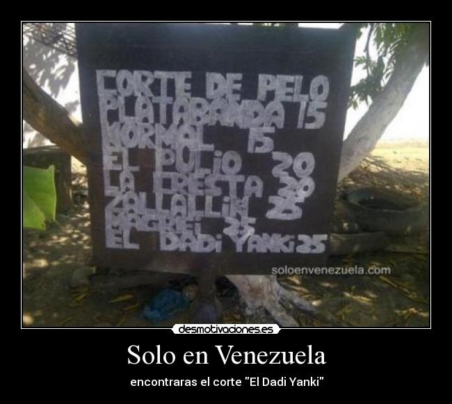 Solo en Venezuela - 