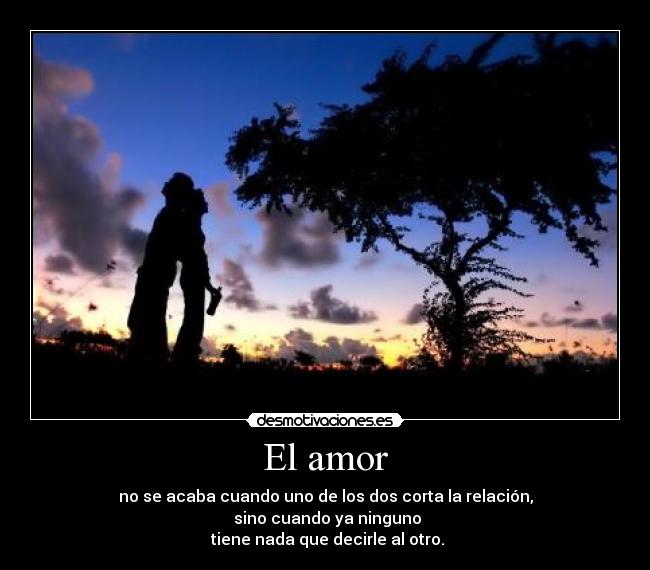 El amor -