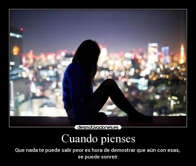 Cuando pienses -