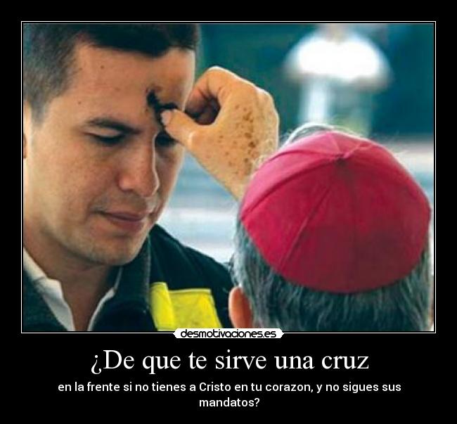 ¿De que te sirve una cruz - 