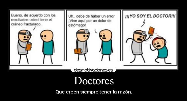 carteles doctores desmotivaciones