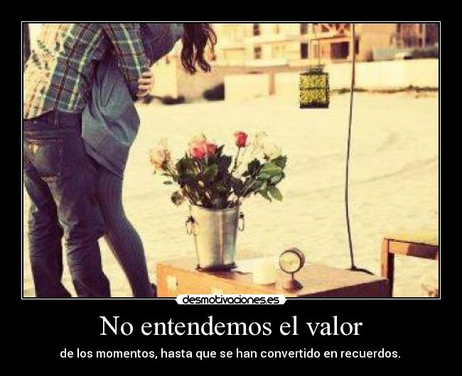 No entendemos el valor -