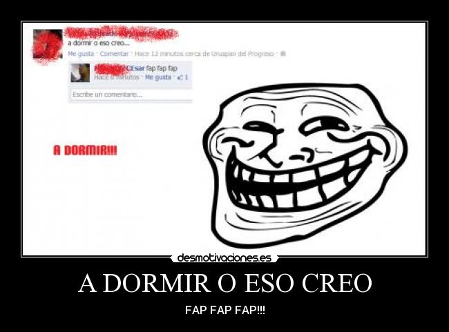 A DORMIR O ESO CREO -