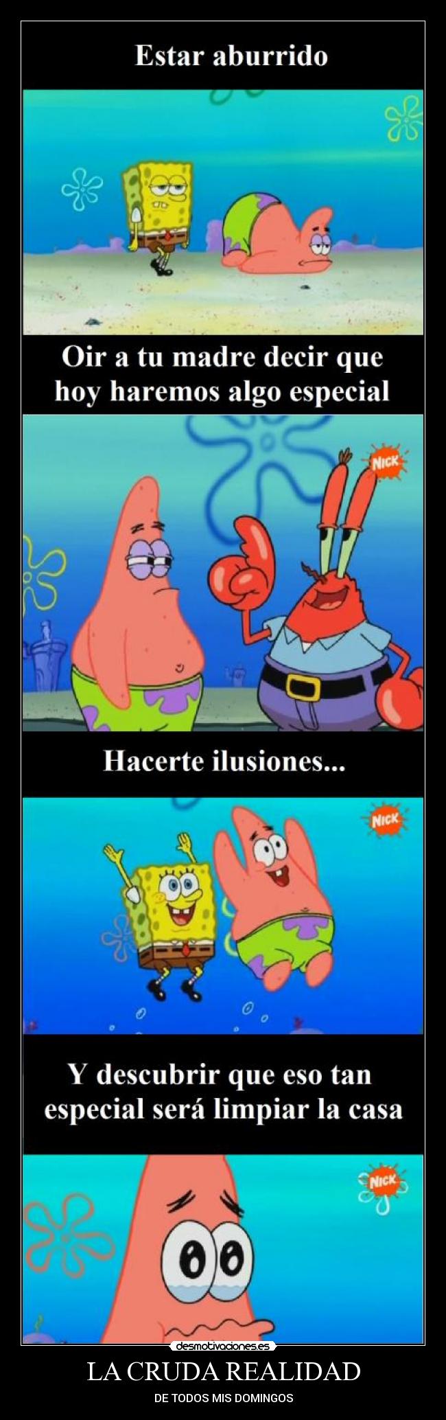 LA CRUDA REALIDAD - DE TODOS MIS DOMINGOS