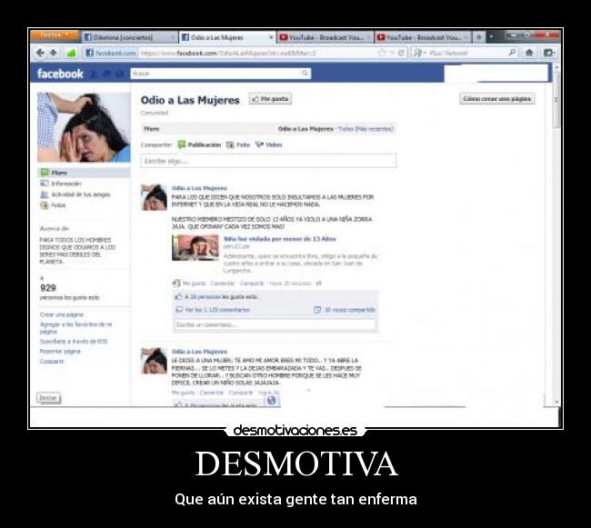 DESMOTIVA - Que aún exista gente tan enferma