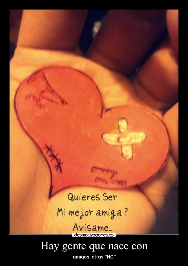 Hay gente que nace con -