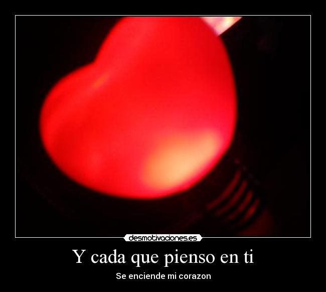 Y cada que pienso en ti - 