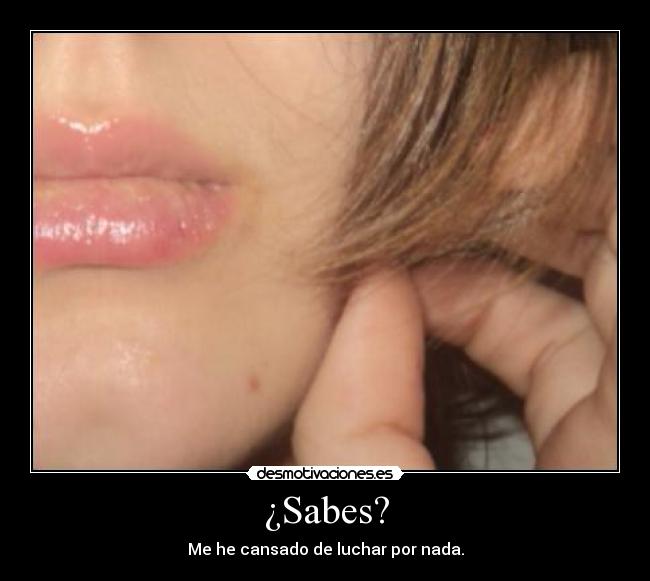 ¿Sabes? - 