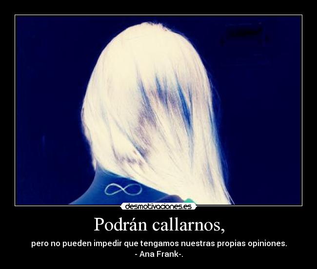 Podrán callarnos, - 