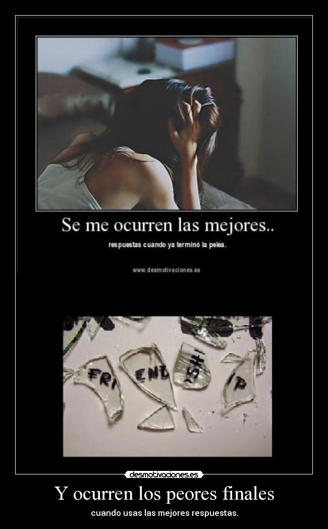 carteles friendship desmotivaciones