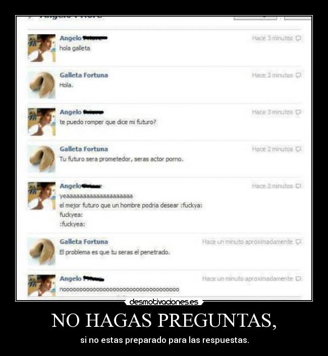 carteles galleta fortuna desmotivaciones