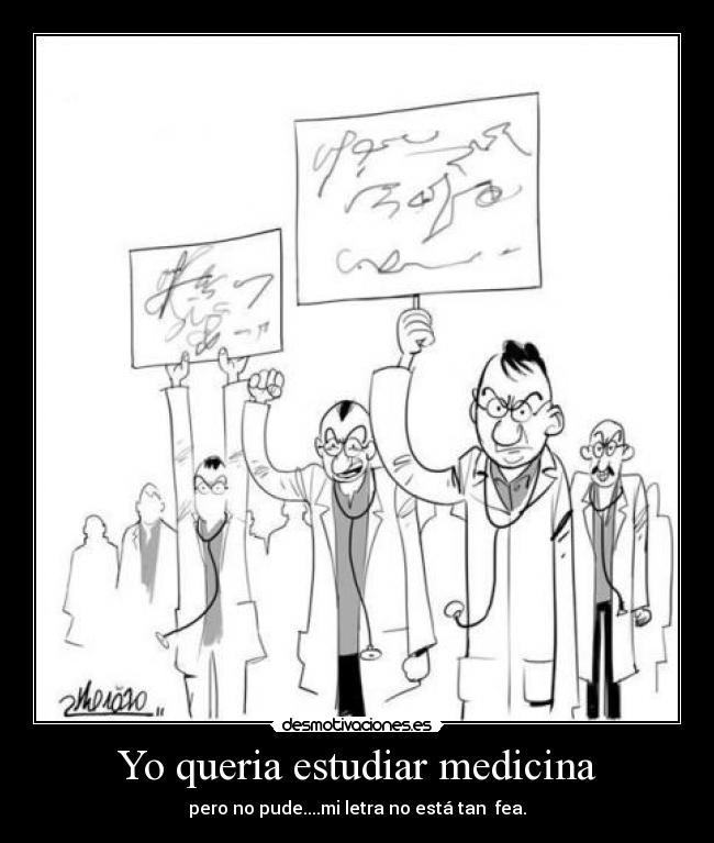 carteles doctores letra desmotivaciones