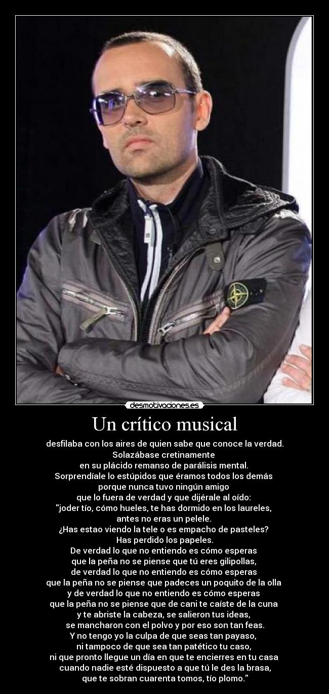 Un crítico musical - 