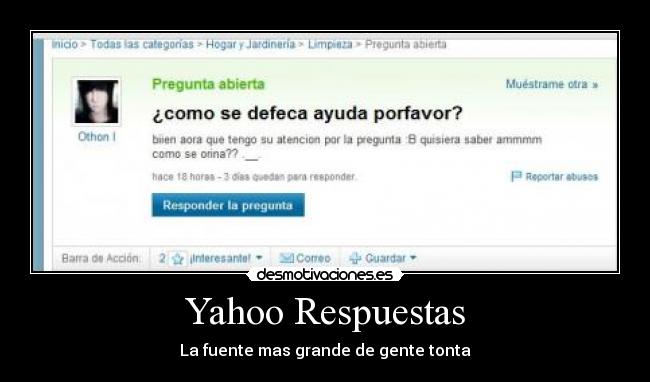 Yahoo Respuestas - 