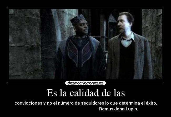 Es la calidad de las -