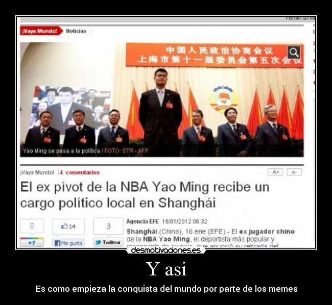 carteles yao ming gobiernos desmotivaciones