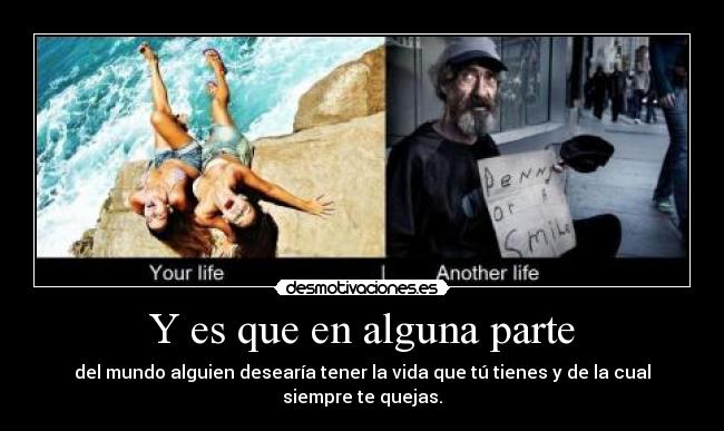 Y es que en alguna parte -