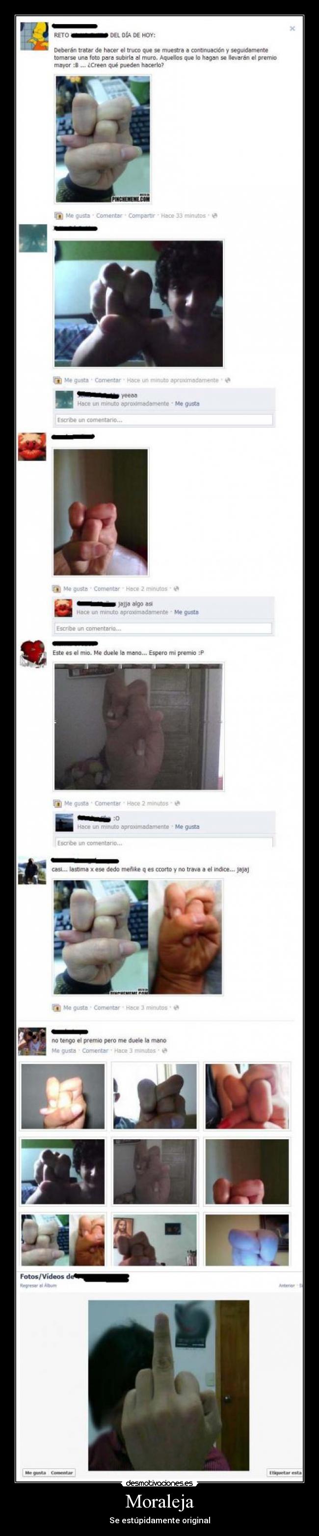 Moraleja - Se estúpidamente original