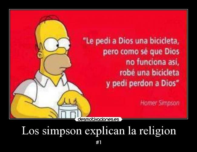 Los simpson explican la religion - 