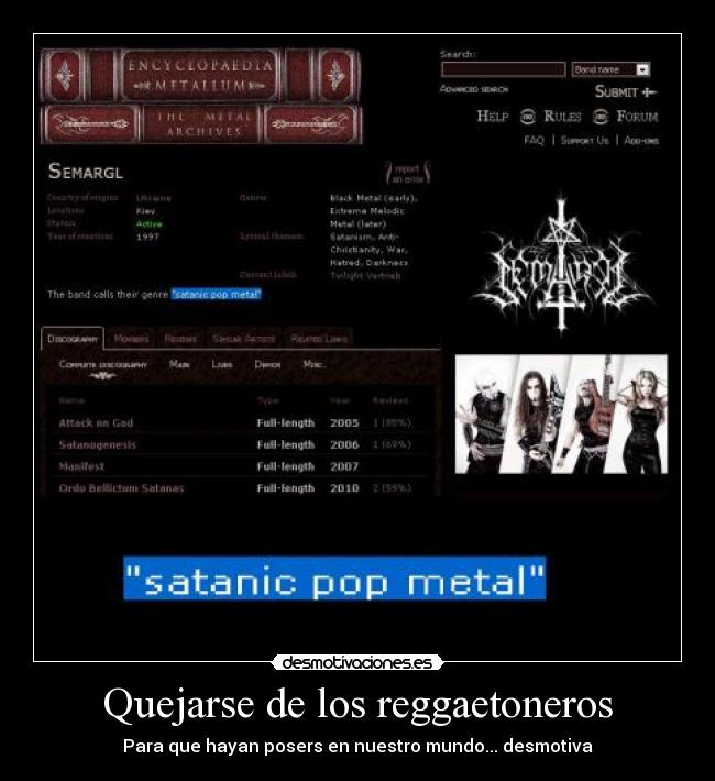 Quejarse de los reggaetoneros - 