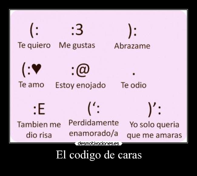 El codigo de caras -