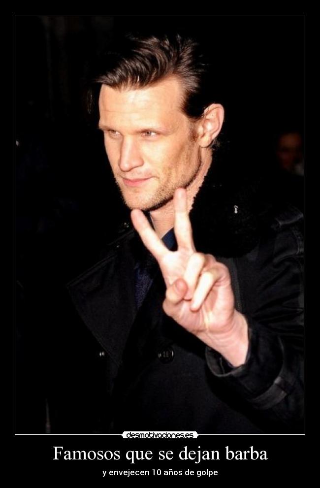 Famosos que se dejan barba -