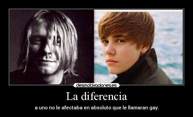 carteles justin bieber kurt cobain desmotivaciones