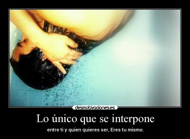 Lo único que se interpone - 