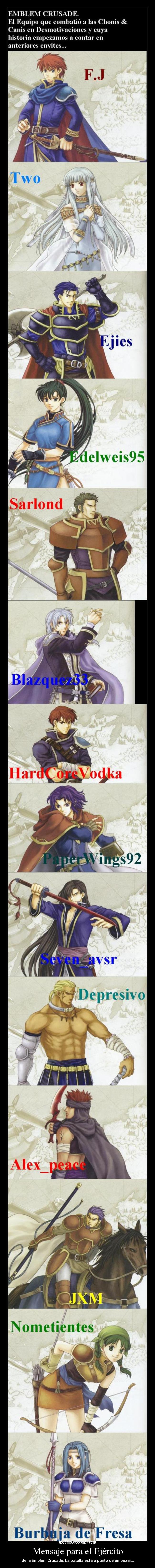 Mensaje para el Ejército -