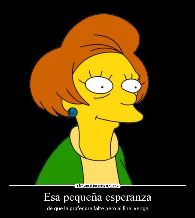 Esa pequeña esperanza - 