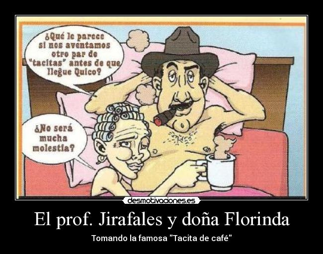 El prof. Jirafales y doña Florinda -