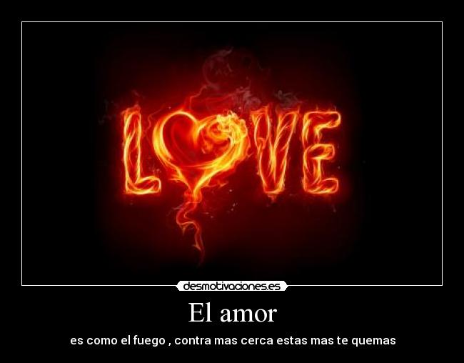 El amor -