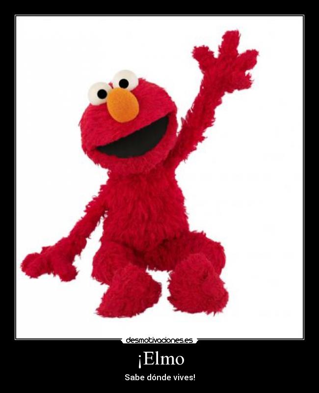 ¡Elmo - Sabe dónde vives!