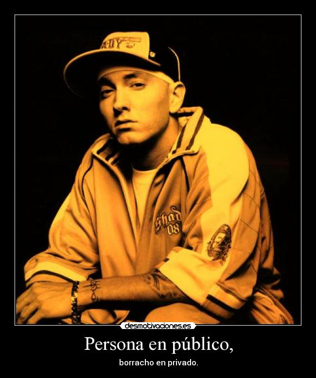 Persona en público, -